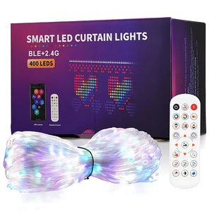 CORTINA INTELIGENTE 3D LED