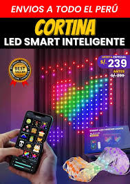 CORTINA INTELIGENTE 3D LED
