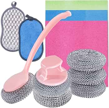 JUEGO DE ESPONJAS DE LIMPIEZA 5 PZAS UPSELL