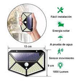 LAMPARA SOLAR CON SENSOR DE MOVIMIENTO