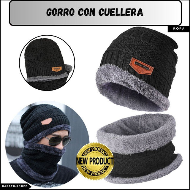 GORRO CON CUELLERA