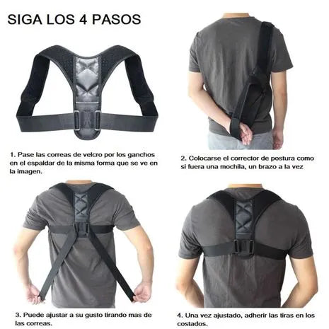 CORRECTOR DE POSTURA 4 TIRAS - FENG FU