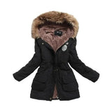 PARKA PARA MUJER - COLOR NEGRO